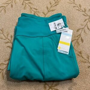 NWT Zella yoga studio flare leg high waist crop pants XL